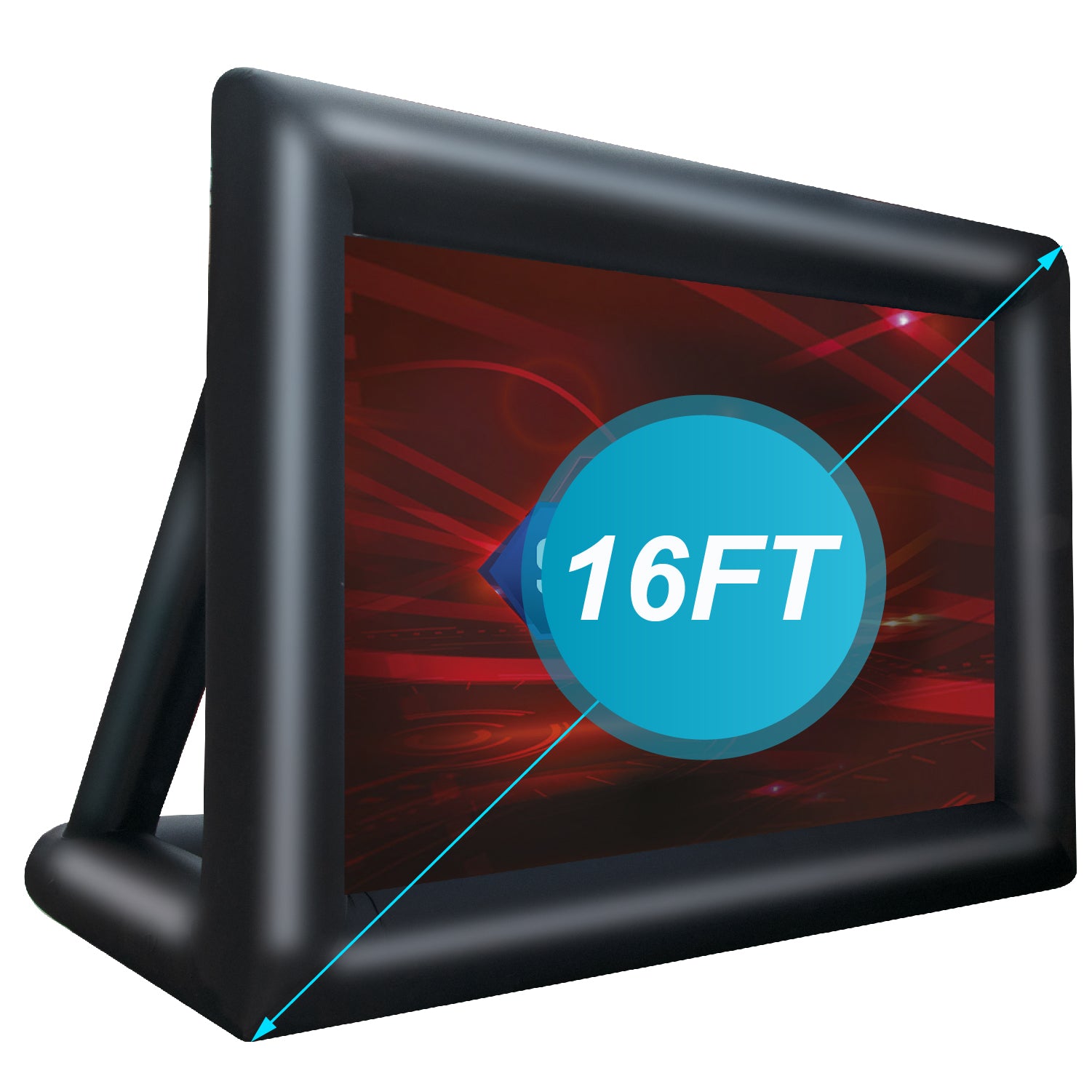 Inflatable Projector Screen Frame Inflatable Outdoor and Indoor Movie Projector Screen - Blow up Mega ...