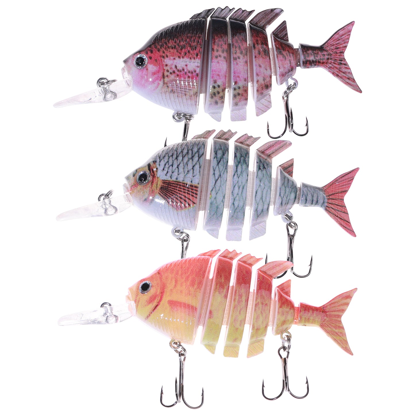Fishing Lures, Multi jointed Segement Fishing Lure, Swimbait crankbait